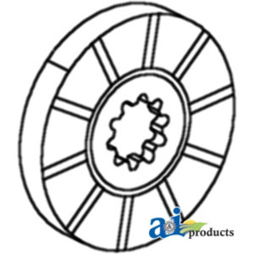 NEW BONDED BRAKE DISC for CASE INTL. HARVESTER 1975462C3 1975462C3