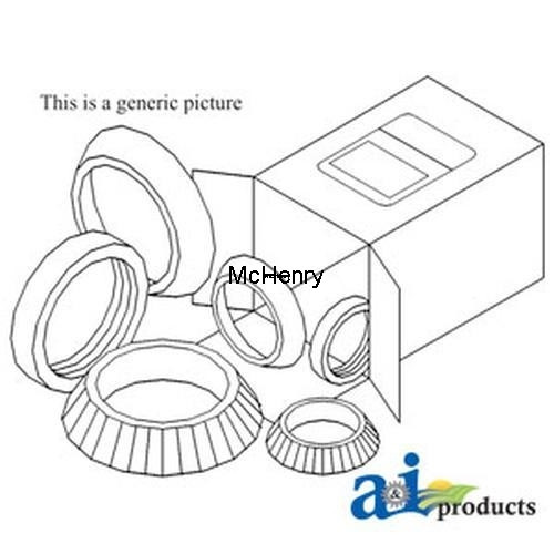 AIP Replacement PIX Belt fits CUP, TAPERED BRG. A-15250-I 15250-I