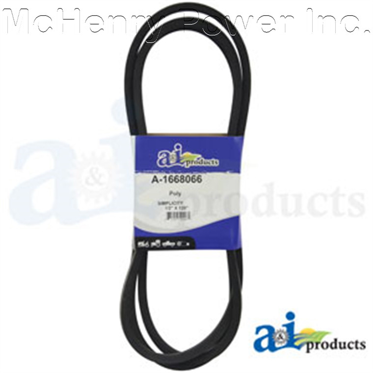 Genuine OEM AIP Replacement PIX Belt fits SIMPLICITY A-1668066 1668066