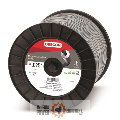 Genuine Oregon  Magnum Gatorline Round Line .095 5LB SPOOL Part# 22-595