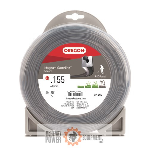 Genuine Oregon  Magnum Gatorline Square Line .155 1LB DNT Part# 22-455