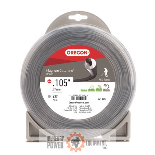 Genuine Oregon  Magnum Gatorline Round, .105in., 1 Lb Part# 22-305