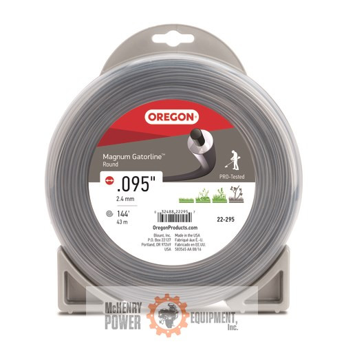 Genuine Oregon  Magnum Gatorline Round, .095in., 1/2 Lb Part# 22-295