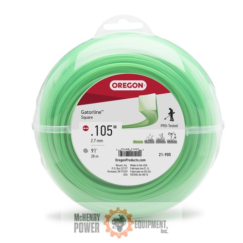 Genuine Oregon  Gatorline, Square .105in. 1/2 lb. Part# 21-905