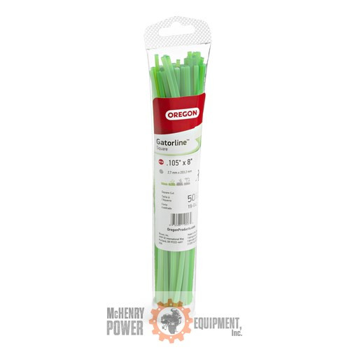 Genuine Oregon  Gatorline, Square Pre Cut, .105in. 50PCS Part# 19-042