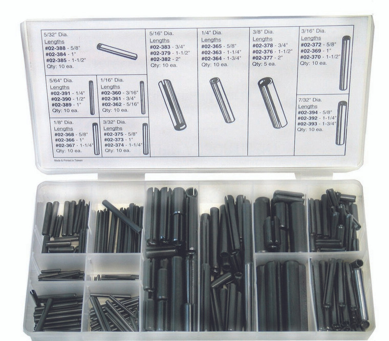 Genuine Oregon Spring Pins/Roll Pins Component Pack, 285 qty Part# 08-375