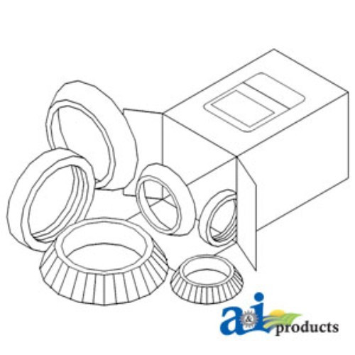 NEW WHEEL BEARING KIT for John Deere WBKJD7 WBKJD7