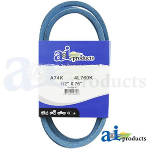 AIP Replacement PIX Belt for A-SECTION MADE WITH KEVLAR (BLUE) A-A74K A74K