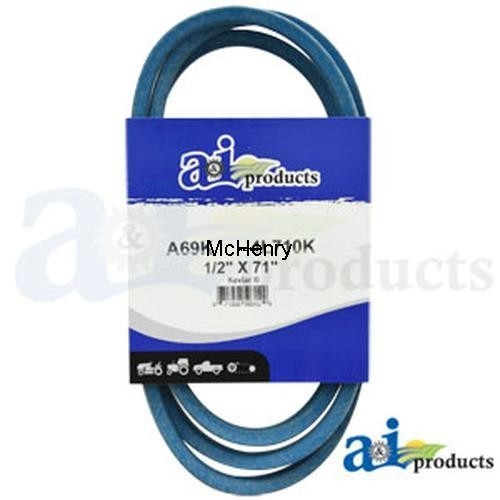 AIP Replacement PIX Belt for A-SECTION MADE WITH KEVLAR (BLUE) A-A69K A69K