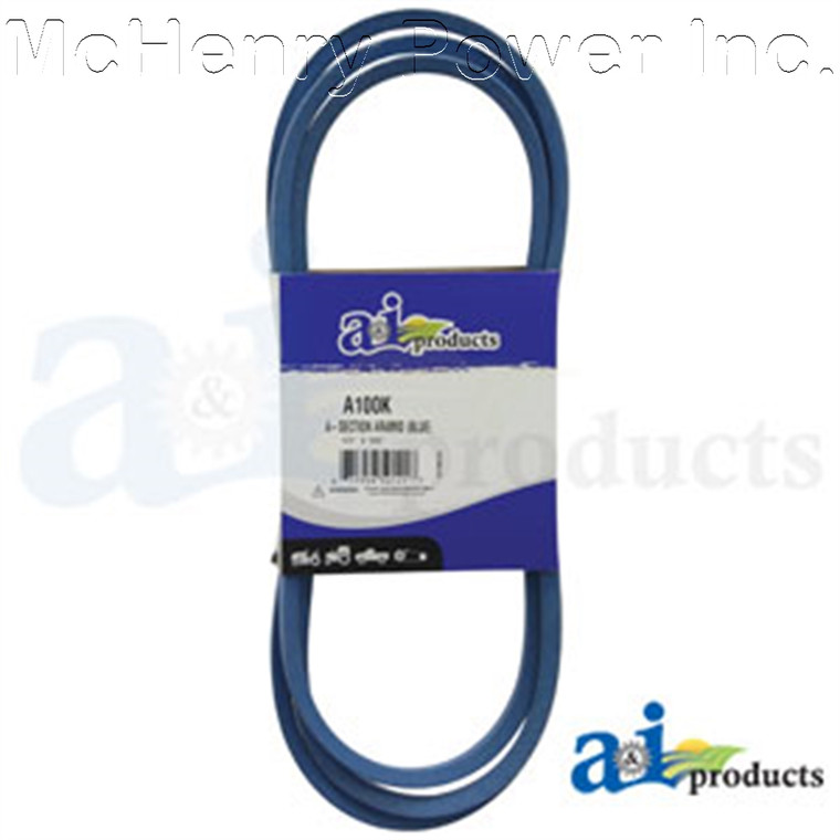 Replacement PIX Belt fits A-SECTION MADE WITH KEVLAR (BLUE)  Part# A100K A100K
