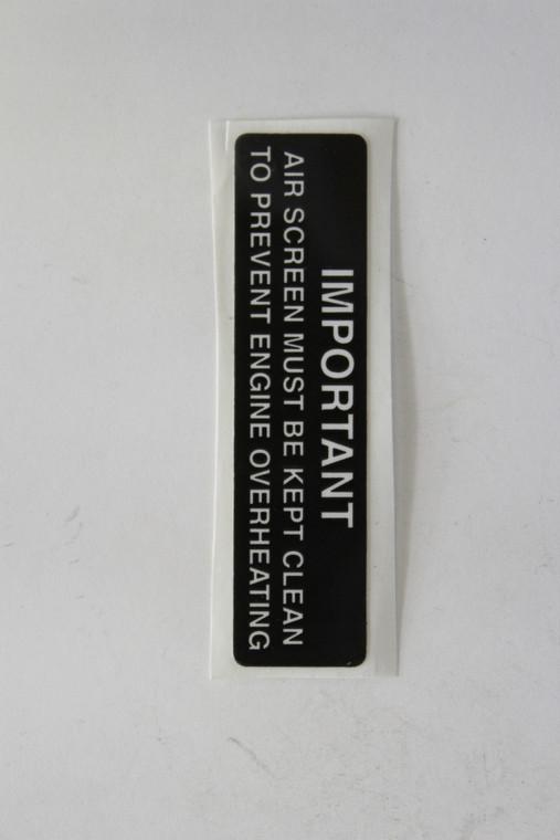 Genuine Tecumseh   DECAL  Part# 34387