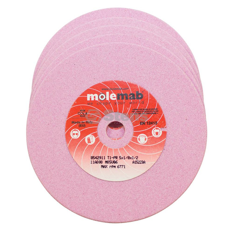 Grinding Wheel  5"" x 1/8"" x 1/2"" box of 5 Part # 700-900