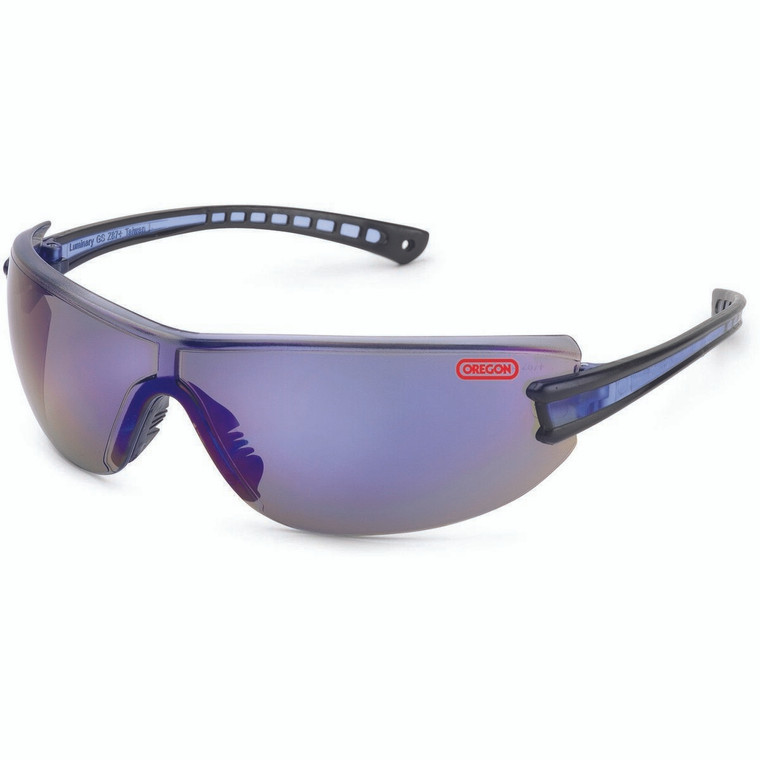 Genuine Oregon  Eyewear, Black w/ Blue Mirror Lens Part# 42-147