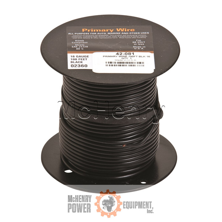 Genuine Oregon  Primary Wire, Spool, 100 ft. Part# 42-081