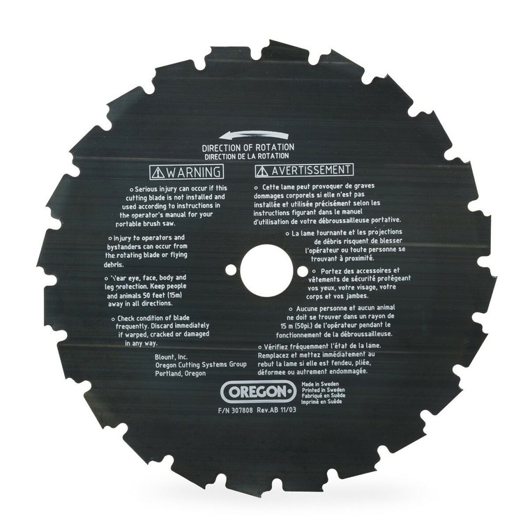 Genuine Oregon  Blade, Brush Cutter, EIA, 24 Tooth Part# 41-933