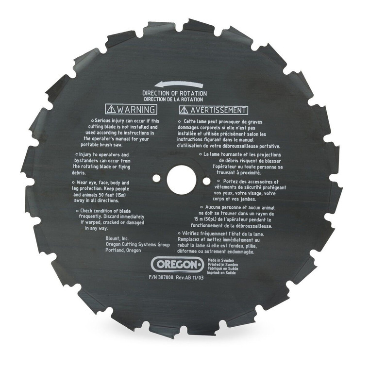 Genuine Oregon  Blade, Brush Cutter, EIA, 24 Tooth Part# 41-932
