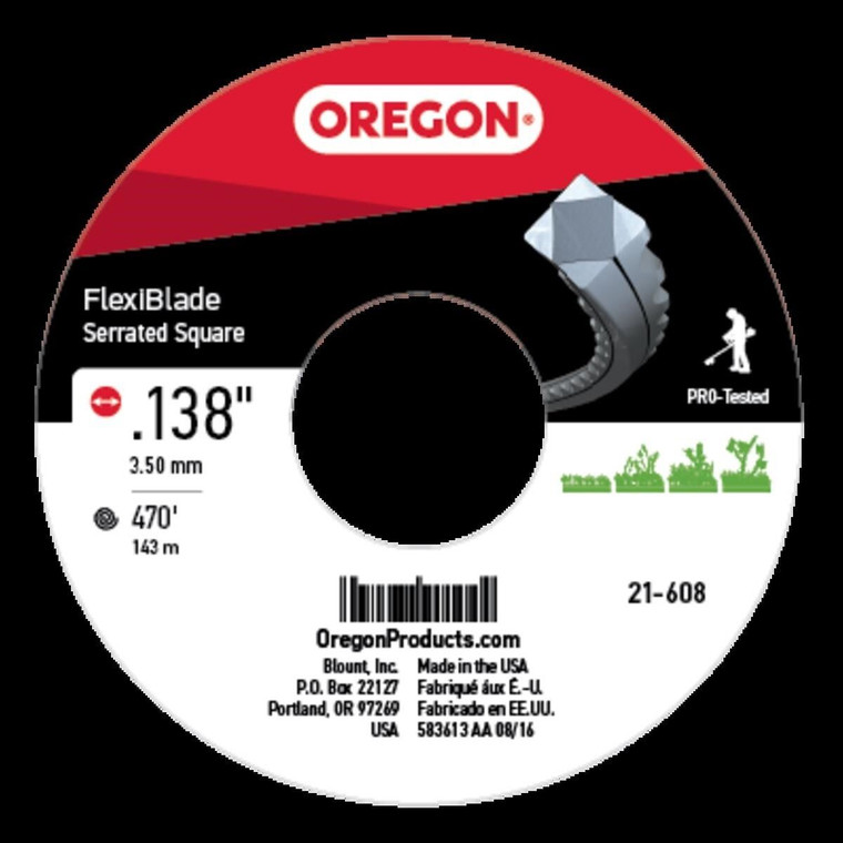 Genuine Oregon  Flexiblade, Serrated, .138in., 470 ft. Part# 21-608