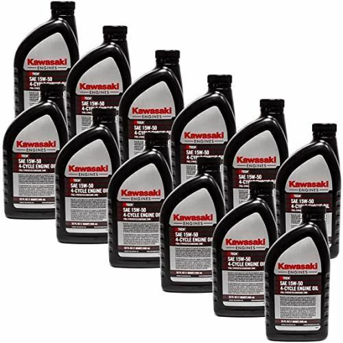 CASE OF 12 Genuine OEM Kawasaki  OIL 4CYCLE 20W50 SL Part# 99969-6298
