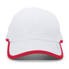 Pacific Lite Active Cap - Unisex White/Red View 1 Thumbnail Image
