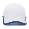Pacific Lite Active Cap - Unisex White/Royal View 1 Thumbnail Image