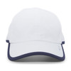 Pacific Lite Active Cap - Unisex White/Navy View 1 Thumbnail Image