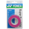 Yonex Wet Super Grap Overgrip (3x) Pink View 1 Thumbnail Image