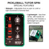 Pickleball Tutor Spin w/ 2 Function Remote + 2 Line Oscillation (Battery) Green View 2 Thumbnail Image