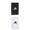 adidas Interval Large Reversible 2.0 Wristbands Black/White View 1 Thumbnail Image