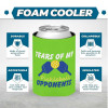 Born To Rally Pickleball Coozies (6x) Blue/Green View 2 Thumbnail Image