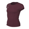 Nike Court Dri-FIT Short Sleeve Top (W) Cardinal View 1 Thumbnail Image