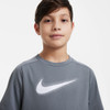 Nike Dri-FIT Multi+ Tee (B) Grey View 3 Thumbnail Image