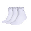 adidas Cushioned 3.0 3-Pack Quarter - Women's White/Pulse Mint/Fuchsia Pink View 1 Thumbnail Image
