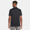 Nike Court Dri-FIT Solid Polo - Men's Black View 2 Thumbnail Image