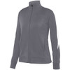 Augusta Medalist Jacket - Women's Graphite/White View 1 Thumbnail Image
