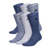 adidas Athletic Cushioned Crew 6-Pack - Men's Tech Indigo Blue/Grey/Navy View 1 Thumbnail Image