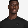 Nike Court Dri-FIT Victory Top - Men's Black View 3 Thumbnail Image