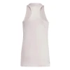 (Unpurchaseable) adidas Girls' Club Tank Clear Pink View 2 Thumbnail Image