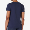 (Unpurchaseable) FILA Elevated Essentials V-Neck Tee (W) Navy View 2 Thumbnail Image
