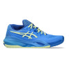 (Unpurchaseable) ASICS GEL Resolution X - Women's Blue Coast/Huddle Yellow View 1 Thumbnail Image