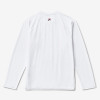FILA Boys' UV Blocker Long Sleeve White View 2 Thumbnail Image