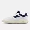 New Balance Coco Delray (D) - Men's White/Navy View 2 Thumbnail Image