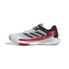 adidas Crazyquick Boost Padel (M) White/Black/Lucid Red View 4 Thumbnail Image