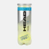HEAD Pro+ Padel Balls (Case 24x) Yellow View 2 Thumbnail Image