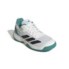 adidas Courtflash k Kids' White/Pure Teal/Black View 5 Thumbnail Image