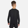 Nike Dri-FIT Multi+ Boys Long Sleeve Top Black View 2 Thumbnail Image