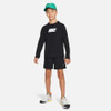 Nike Dri-FIT Multi+ Boys Long Sleeve Top Black View 4 Thumbnail Image