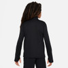 Nike Multi UV Long Sleeve 1/2 Zip Boys Top Black View 2 Thumbnail Image