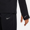 Nike Multi UV Long Sleeve 1/2 Zip Boys Top Black View 4 Thumbnail Image