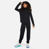 Nike Multi UV Long Sleeve 1/2 Zip Boys Top Black View 5 Thumbnail Image