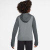 (Unpurchaseable) Nike Therma-FIT Boys' 1/2 Zip Training Top Smoke Grey/Iron Grey View 2 Thumbnail Image